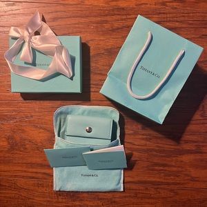 Tiffany & Co. Tiffany Blue Leather Tri-fold Wallet